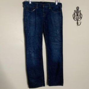 VTG True Religion Dark Herbie Jeans Sz 14 x 32